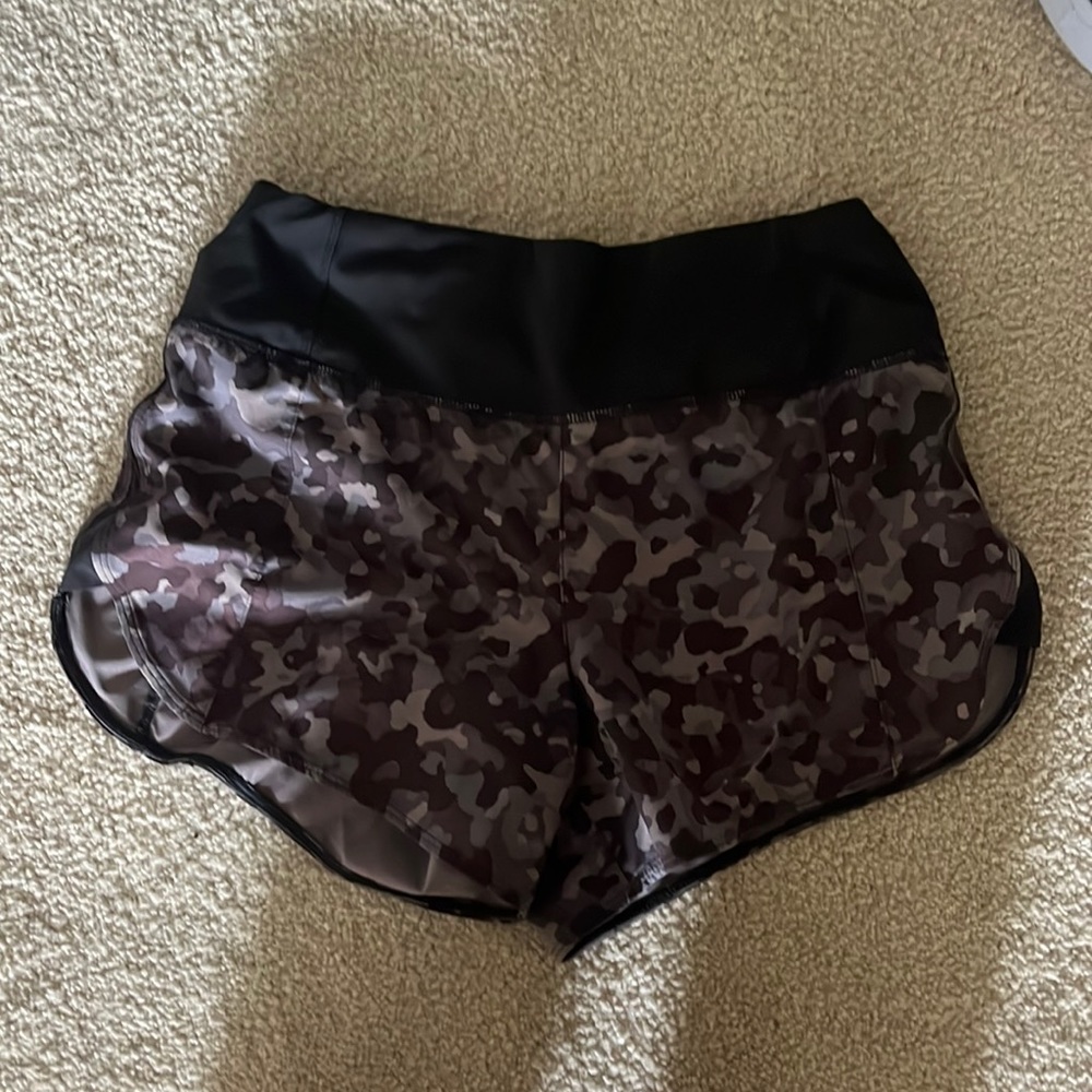 Athleta shorts camo pattern